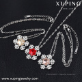 43219-cristaux de fabricant de bijoux fantaisie de Swarovski, collier avec flocon de neige